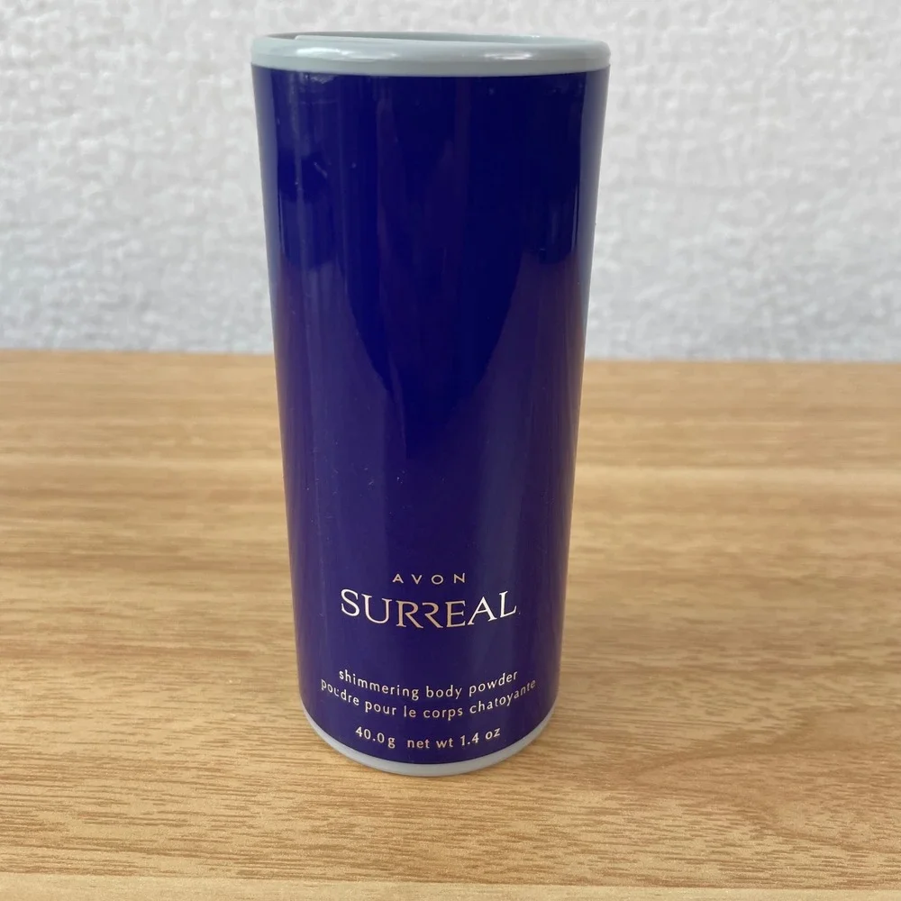 Avon Surreal Shimmering Body Powder 1.4 oz Vintage 2005 Berries‎ Floral Amber
